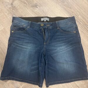 Wit & Wisdom Dark Blue Denim Shorts
